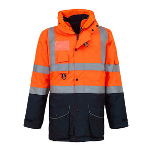 New arrival 2026 Hi Vis <b>Reflective</b> Safety <b>Jacket</b> for <b>mens</b> customised logo with contrast <b>reflective</b> strips safety <b>jacket</b> for <b>Men</b> - Product Image 6