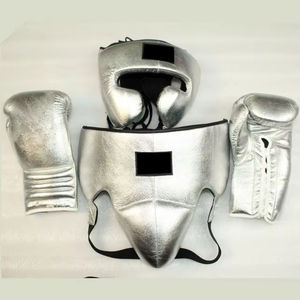 Conjunto de Boxeo de Cuero Genuino, Nuevo Conjunto de Sparring Profesional Hecho a Medida con Cuero Genuino, Conjunto de Sparring Personalizado Más Vendido - Product Image 2