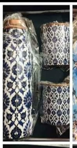 Bouteille d'eau enduite mate en cuivre imprimé la plus vendue Bienfaits pour la santé Boissons fabriquées par Aaliyan impex - Product Image 4