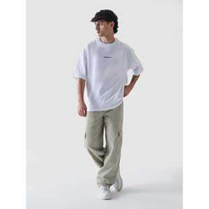 CORE Tees Essential White Camiseta esencial transpirable de jersey 100% algodón - Product Image 2