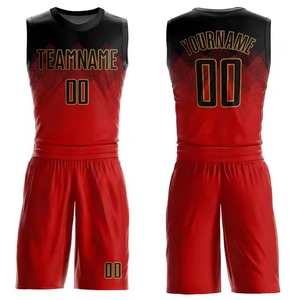 Camiseta de baloncesto reversible hecha en poliéster de tendencia, uniforme de baloncesto de diseño personalizado, camiseta transpirable de secado rápido con moq bajo - Product Image 1
