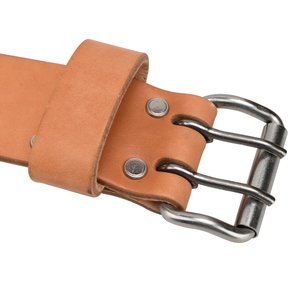 Cinturón de Levantamiento de Pesas de Cuero Vacuno Resistente y Transpirable de Nuevo Diseño, Equipo de Fitness con Doble Hebilla para Entrenamiento de Fuerza y Potencia - Product Image 4