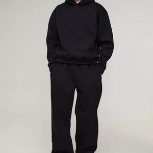 Survêtement à capuche à broderie pour homme de 450 g/m² d'épaisseur, 100% coton, premium personnalisé - Product Image 2