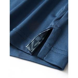 Polo d'affaires décontracté pour hommes noir uni chemises vierges à manches courtes impression personnalisée broderie logo sport golf t-shirt - Product Image 5