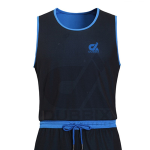 Maillot de basket sans manches pour homme 100% polyester antibactérien à séchage rapide respirant avec logo personnalisé de l'équipe sur le devant en gros - Product Image 3