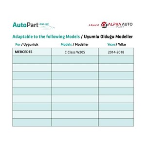 Ressort de serrure de coffre pour Mercedes Classe C W205 - Product Image 4