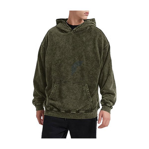 Sweat à capuche brodé oversize pour homme, hiver, vintage, coton, décontracté, tendance, ample, rétro, streetwear, coupe classique - Product Image 1