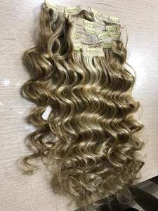 Clip dans les cheveux humains Extension de faisceau de cheveux 100% brut vietnamien Remy naturel vendeur prix de gros - Product Image 6