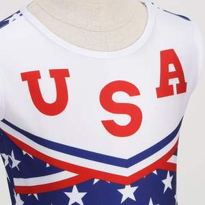 Conjunto de Uniforme de Animadoras Personalizado con Estampado a Color, 100% Poliéster, para Competencia Escolar, Entrenamiento, Danza, Actuación, Alta Calidad - Product Image 4