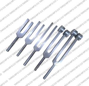 Recién llegado, juego de diapasones de 5 piezas, 128Hz, 256Hz, 512Hz, 1024Hz, 2048Hz, para hospitales y escuelas de medicina - Product Image 1