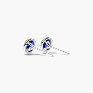 Shiny Gold Plated 925 Sterling <b>Silver</b> Moissanite Diamond Romantic Stud <b>Earrings</b> Cut Perfect Gift Party Anniversary <b>Wedding</b> - Product Image 6