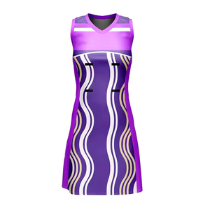 Falda Deportiva de Alta Calidad, Personalizada, sin Costuras, Impermeable, de Secado Rápido, con Estampado por Transferencia de Calor, en Spandex/Poliéster, para Tenis, Pickleball y Netball - Product Image 1