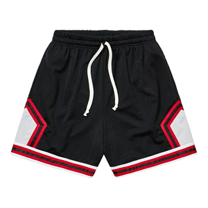 2025 Short de basket-ball blanc/noir maille Shorts Fitness plage basket-ball Jogging homme pantalon ample personnalisé toutes tailles court pour unisexe - Product Image 6