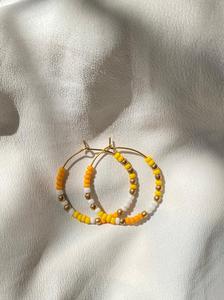 Collier de bijoux en perles de Bohême personnalisé pour femmes perles de verre colorées crème perle et cristal offres en gros - Product Image 3