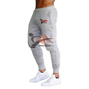 Pantalones informales de algodón con estampado personalizado de alta calidad para hombre con diseño de pantalón flexible con logotipo - Product Image 1