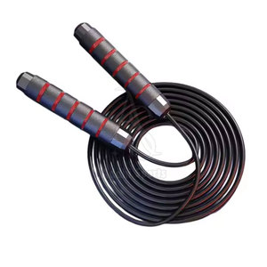 Chất lượng cao 2025 bỏ qua sợi dây thừng với trọng lượng nhẹ thiết kế có thể điều chỉnh chiều dài da xử lý unisex cho tập thể dục hàng ngày - Product Image 5