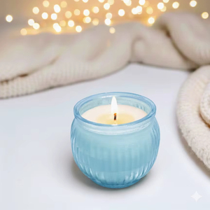 Bougie en cire de soja dans un bocal en verre de qualité supérieure, forme Matki, disponible au prix de gros - Product Image 1