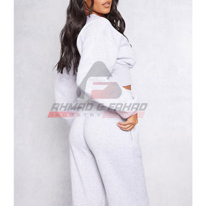 Custom Women Crop <b>Top</b> Sweatshirts Casual Sweatshirts Pullover Cropped Oversize Sweatshirts for Woman - Product Image 6