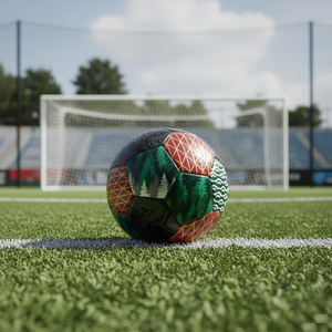 Ballon de football promotionnel en caoutchouc à surface texturée pour l'entraînement, les écoles, les clubs, les cadeaux d'événements ou la pratique récréative - Product Image 2
