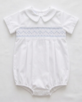 Combinaison à volants pour bébé garçon en coton brodé à la main Jiefute, style vintage espagnol, tissu peigné respirant, OEM/ODM
