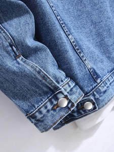 Veste en jean pour homme, service OEM, séchage rapide, logo personnalisé, respirante, 100% coton, best-seller - Product Image 6