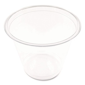 Boardwalk 9 Oz. Vasos Desechables de Plástico PET con Logotipo Personalizable, Transparentes, Tamaño de 32 oz para Fiestas - 50/Paquete - Product Image 2