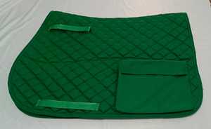 Juego de almohadillas de sillín de caballo de algodón y poliéster de nuevo diseño con forro polar logotipo personalizado bolsillo duradero multiusos ambos - Product Image 2