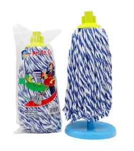 Household Cleaning Items High Quality Floor Cleaning Mop Trapeador Mop Cotton Twist Mop With Metal Handle