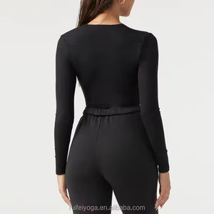 New Custom Premium Quality Winter <b>Compression</b> <b>Shirt</b> Regular Fit Blank Workout Top Zip Crew Neck <b>Long</b> <b>Sleeve</b> T-<b>Shirt</b> for Print - Product Image 2