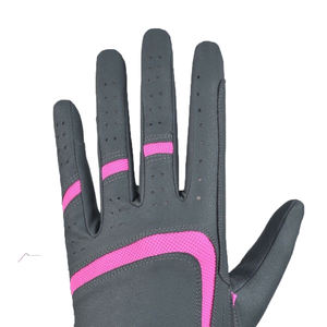 Gants d'équitation antidérapants pour dames, gants d'équitation respirants en cuir synthétique d'hiver, main confortable, vente en gros - Product Image 6