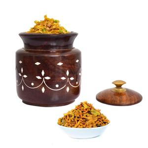 Polished Wooden Container for Bedside Use for Jewelry and Coins Kitchen <b>Storage</b> for Herbs Clove <b>Seeds</b> Food Travel-Friendly - Product Image 6