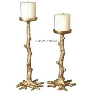 เชิงเทียนเคลือบอลูมิเนียมสำหรับโต๊ะอาหารในบ้านและโรงแรม - Product Image 3