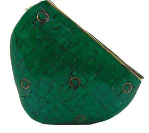 Nuevo Estilo de Lujo, Elegante Bolso de Mano de Metal con Mosaico Azul, Bolso de Noche para Mujer, Elegante, Clásico, Personalizado - Product Image 2