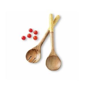 Ensembles de couverts en bois de bambou et résine blanche pour prix de gros ensembles de couverts au design unique taille personnalisée en bois naturel couleur - Product Image 2