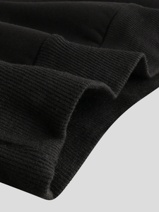 Sweat à capuche en molleton lourd surdimensionné pour homme, crocheté, 100% coton, pull vintage, imprimé personnalisé, motif de lettres d'automne - Product Image 5