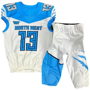 Uniformes de football américain pour jeunes Uniforme de football américain personnalisé à sublimation complète - Product Image 1