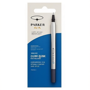 Recambio de Bolígrafo Roller Parker QUINK de 0.5 mm, Color Azul, Diseñado para un Confort y Estilo Óptimos - Product Image 3