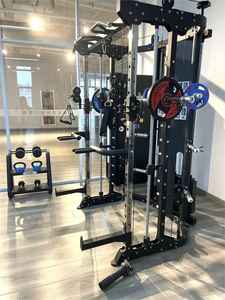 Máquina Smith Dual Todo en Uno con Sistema de Poleas Cruzadas - Programa de Ejercicio Unisex - Product Image 2