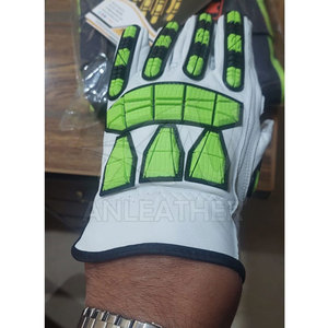 Protección de nivel 5 de alta calidad, guantes resistentes a los golpes, resistentes a los impactos, forro antideslizante, guantes de trabajo mecánicos Tpr - Product Image 5