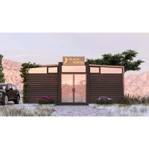 Grand Luxe 40'+ Expandable Container Office 865 SF Modular Office <b>Trailer</b> Portable Workspace Solution Supermarket School Entry - Product Image 2