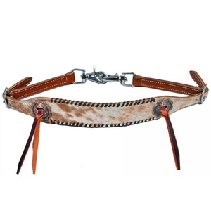 Accessoires de bride de course de chevaux en cuir de haute qualité Bracelet de couleur personnalisable Prix bas - Product Image 4