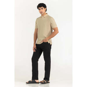 เสื้อโปโลทรงเข้ารูป ผ้าถักกันยับ สำหรับกอล์ฟ ลายปักเรียบหรู - Product Image 3