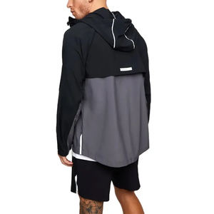 2025 nouveau à la mode hommes léger hybride Sport veste pleine fermeture éclair à capuche coupe-vent hommes hiver sweats à capuche sweats numérique - Product Image 5