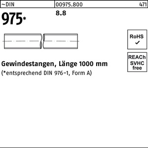 Tige filetée DIN 975 M22 X 1000mm 8.8 Pièce unique - Product Image 1