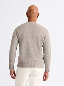 Pull à col rond personnalisé de haute qualité, fin, respirant, pour homme, coupe décontractée, couleur unie, tricoté - Product Image 3