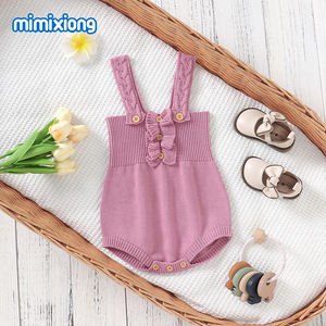 Bebé KnittedSweater Cute Warm Crawling Clothes para recién nacidos Botón para hombres Mujeres Bebés - Product Image 3