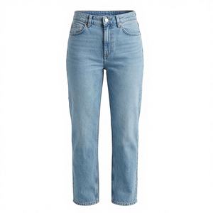 Custom Made Cotton Quick Dry <b>Baggy</b> <b>Women's</b> Jeans Pants Premium Quality Breathable <b>Trousers</b> Customized Color Casual Streetwear - Product Image 1