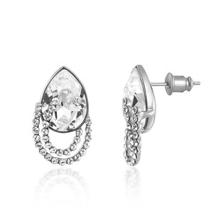 925 Sterling Silver Moissanite <b>Diamond</b> <b>Earring</b> Pear Shape Moissanite <b>Diamond</b> <b>Earring</b> Making for <b>Diamond</b> Jewelry - Product Image 1