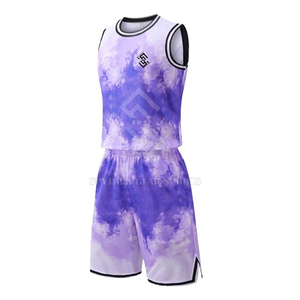 Ensembles de maillots de basket-ball pour hommes coupe ajustée - Design personnalisable Tissu respirant et à séchage rapide Sans manches Toutes saisons - Product Image 2