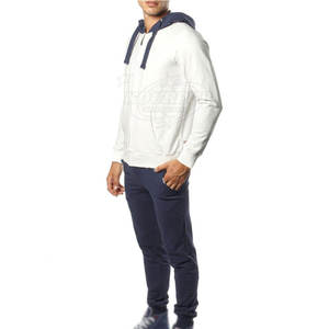 Survêtements d'hiver pour hommes, nouvelle collection, tendance, grandes tailles, 100 % coton, à capuche, fermeture éclair, design uni, logo personnalisable, respirant, 2-en-1, livraison rapide - Product Image 2